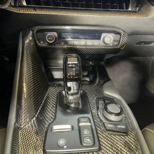 2020-Up Toyota Supra Center Console Side Panel Cover - Carbon Fiber