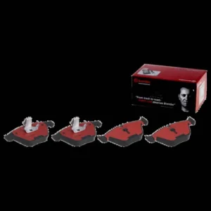 Brembo Brakes Premium NAO Ceramic Brake Pads for BMW 335i, 335d, X1, Z4 (2007-2015)