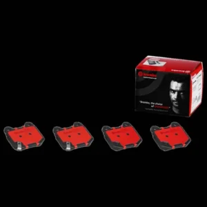 Brembo Brakes Premium NAO Ceramic Brake Pads for Infiniti G35, Nissan 350Z, Subaru STI