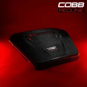 Cobb Tuning Redline Carbon Fiber Engine Cover for Audi Volkswagen A3 S3 GTI Golf R 2014-2024