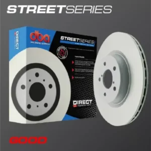 DBA 10 Stud Hole Rear Slotted Street Series Rotor Subaru WRX 02-09 | STi 02-07