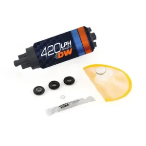 DeatschWerks DW420 Series In-Tank Fuel Pump with Install Kit for Infiniti G35, Nissan 350Z, Subaru Legacy GT