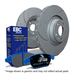 EBC Brakes Front Disc Brake Pad and Rotor Kit for Honda S2000 2000-2009 S6KF1081