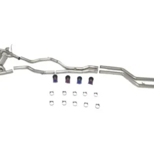 PLM Titanium Valved Exhaust System for BMW M4 F82 2014-2019, 3" Cat-Back, Lightweight
