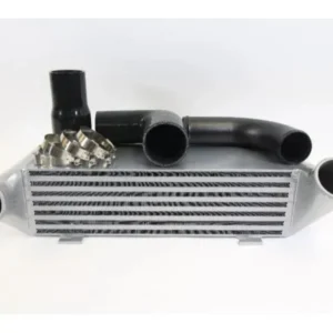 Private Label Mfg BMW Intercooler Kit N54 N55 E82 E90 E92 2007-2013 Silver 7" Race Core
