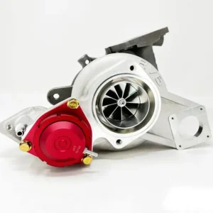 RV6 Performance R660AS Antisurge T51R RED Ball Bearing Turbo w/ RV6 Glossy 3K Twill Carbon Inlet Pipe Honda Civic Type R FK8 2.0T 2017-2021